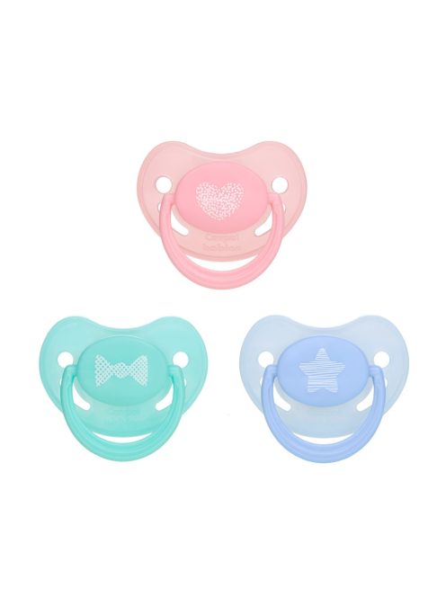 Canpol babies Szilikon anatómiai cumi, 18hó+, PASTELOVE