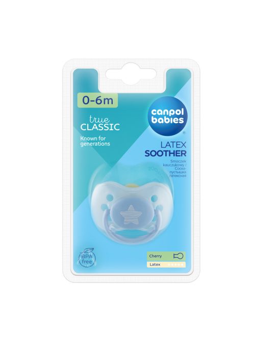 Canpol babies Latex cumi, 0-6hó, PASTELOVE