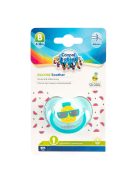 Canpol babies Szimmetrikus szilikon cumi, 6-18 hónapos babának, SO COOL - türkiz