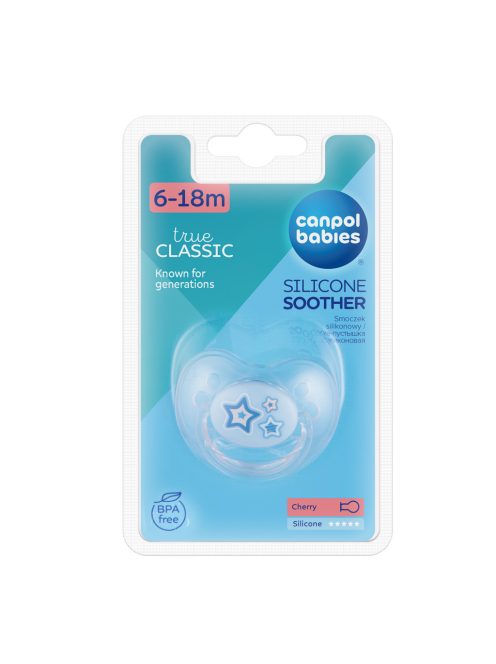 Canpol babies Szilikon cseresznye alakú cumi, 6-18 hó, NEWBORN BABY