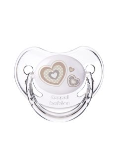   Canpol Babies Szilikon anatómiai cumi, 6-18hó, NEWBORN BABY, bézs