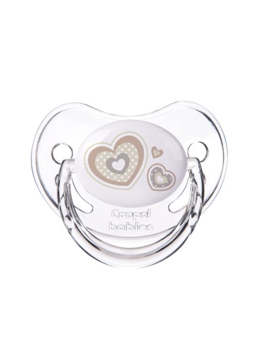 Canpol Babies Szilikon anatómiai cumi, 18hó+, NEWBORN BABY, bézs