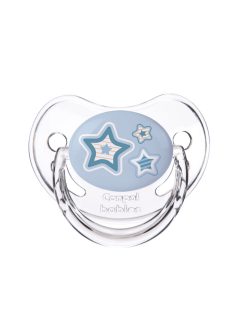   Canpol Babies Szilikon anatómiai cumi, 18hó+, NEWBORN BABY, kék