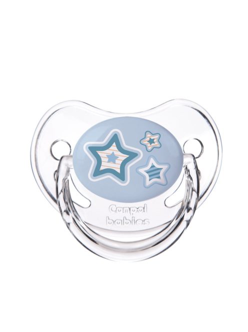 Canpol Babies Szilikon anatómiai cumi, 18hó+, NEWBORN BABY, kék