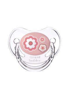   Canpol Babies Szilikon anatómiai cumi, 18hó+, NEWBORN BABY, pink