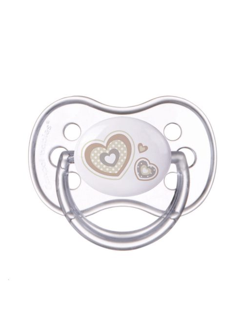 Canpol babies Szilikon szimmetrikus cumi, 0-6hó, NEWBORN BABY - bézs