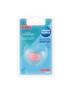 Canpol babies Szilikon szimmetrikus cumi, 6-18hó, NEWBORN BABY - pink