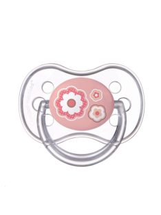   Canpol babies Szilikon szimmetrikus cumi, 18hó+, NEWBORN BABY - pink