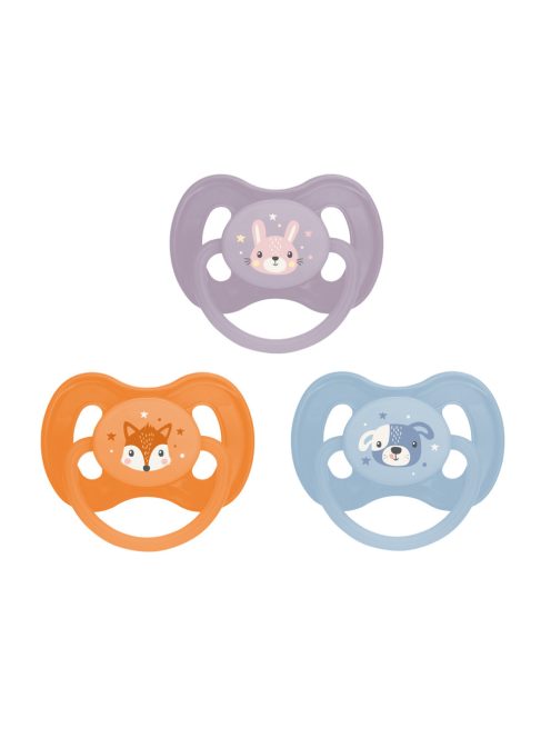 Canpol babies Kaucsuk cseresznye alakú cumi CUTE ANIMALS 0-6hó 1db