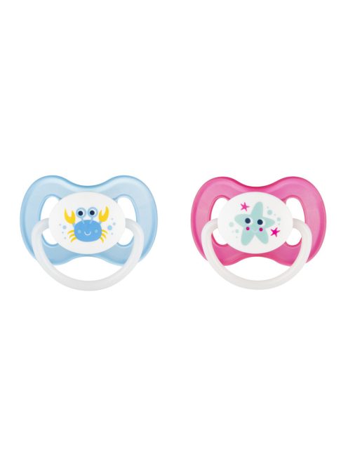 Canpol babies Világító kaucsuk cseresznye alakú cumi LOVE&SEA 0-6hó 1db