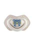 Canpol babies Szilikon szimmetrikus cumi, Light touch, BONJOUR PARIS, 0-6hó, 2db - kék