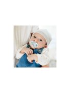 Canpol babies Szilikon szimmetrikus cumi, Light touch, BONJOUR PARIS, 0-6hó, 2db - kék