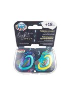 Canpol babies Szimmetrikus szilikoncumi készlet, Light touch, 18hó+, NEON LOVE, 2db