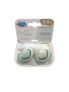 Canpol babies Szimmetrikus szilikoncumi készlet, Light touch, 0-6hó, PURE COLOR, 2db