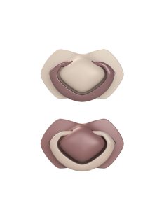   Canpol babies Szimmetrikus szilikoncumi készlet, Light touch, 0-6hó, PURE COLOR, 2db