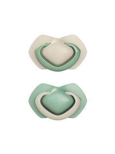   Canpol babies Szimmetrikus szilikoncumi készlet, Light touch, 6-18hó, PURE COLOR, 2db