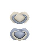 Canpol babies Szimmetrikus szilikoncumi készlet, Light touch, 6-18hó, PURE COLOR, 2db