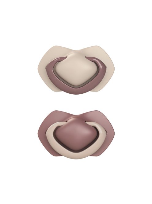 Canpol babies Szimmetrikus szilikoncumi készlet, Light touch, 18hó+, PURE COLOR, 2db