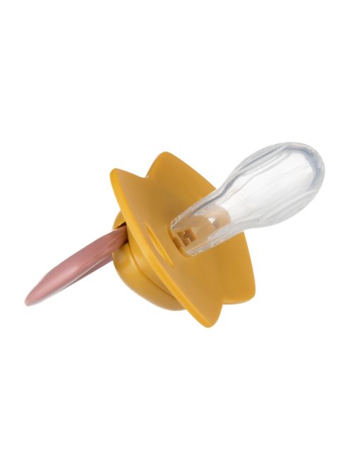 Canpol babies Szilikon szimmetrikus cumi, Light touch,  0-6hó, 2db, GOLD - rózsaszín