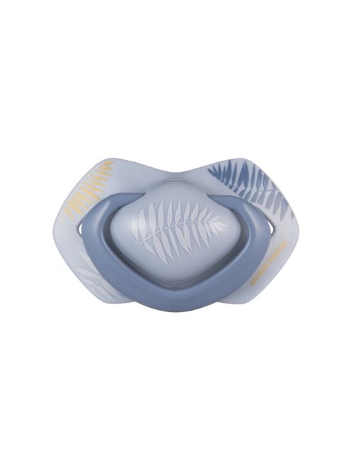 Canpol babies Szilikon szimmetrikus cumi, Light touch, GOLD, 6-18hó, 2db - kék