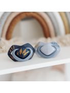 Canpol babies Szilikon szimmetrikus cumi, Light touch, GOLD, 18hó+, 2db - kék