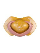 Canpol babies Szilikon szimmetrikus cumi, Light touch, GOLD, 18hó+, 2db - rózsaszín