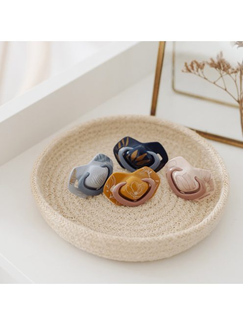 Canpol babies Szilikon szimmetrikus cumi, Light touch, GOLD, 18hó+, 2db - rózsaszín