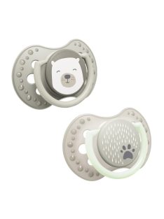 LOVI Mini nyugtató cumi Buddy Bear 0-2hó 2db