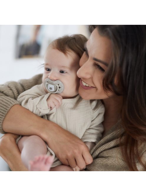 LOVI Világító Dinamikus nyugtató cumi BUDDY BEAR 0-6hó 2db