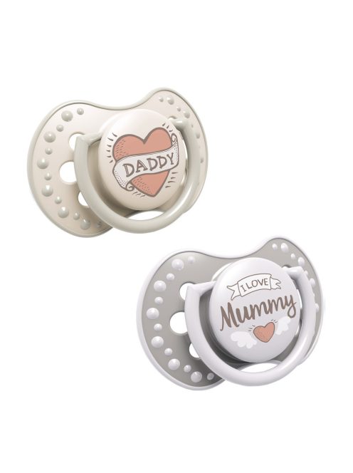 LOVI Dinamikus nyugtató I LOVE cumi 0-3hó 2 db