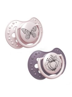 LOVI Dinamikus nyugtató cumi Botanic 6-18hó 2db lány