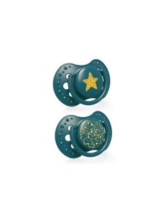 LOVI Dinamikus nyugtató cumi Stardust 3-6hó 2db zöld