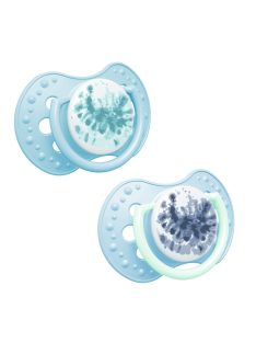 Lovi Szilikon dinamikus cumi TIE DYE 3-6hó 2db - fiú