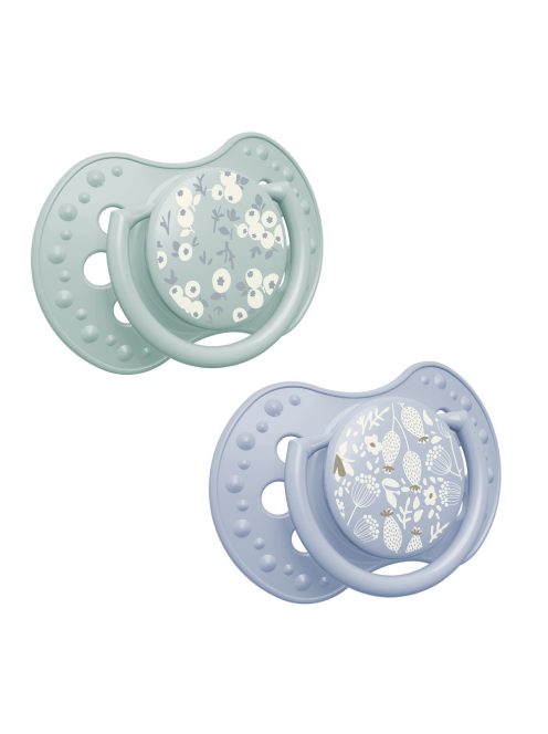 LOVI Szilikon dinamikus cumi BLOSSOM 3-6hó 2 db - fiú
