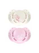 LOVI Mini szilikon dinamikus cumi PETITE ROSE 0-2hó 2db lány