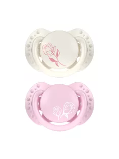   LOVI Mini szilikon dinamikus cumi PETITE ROSE 0-2hó 2db lány