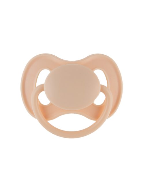 Canpol babies Kaucsuk cseresznye alakú cumi, NUDE, 0-6hó, 1db - krém