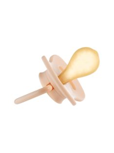   Canpol babies Kaucsuk cseresznye alakú cumi, NUDE, 6-18hó, 1db - krém