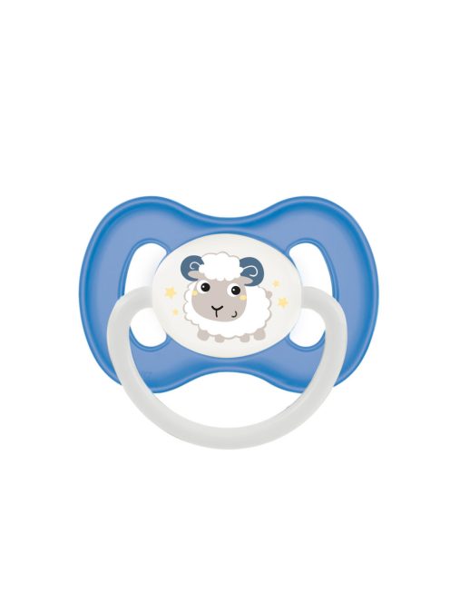 Canpol babies Szilikon szimmetrikus cumi, 18hó+, BUNNY&COMPANY - kék
