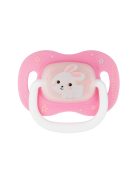 Canpol babies Szilikon szimmetrikus cumi, 18hó+, BUNNY & COMPANY - rózsaszín
