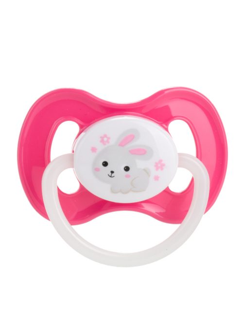 Canpol babies Kaucsuk, cseresznye alakú cumi, 6-18 hó, 1db, BUNNY&COMPANY - rózsaszín