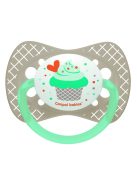 Canpol babies Szilikon szimmetrikus cumi, 0-6hó, CUPCAKE - szürke
