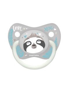   Canpol babies Fogszabályozós szilikon cumi, 18+ hónapos babának, 2 db, EXOTIC ANIMALS
