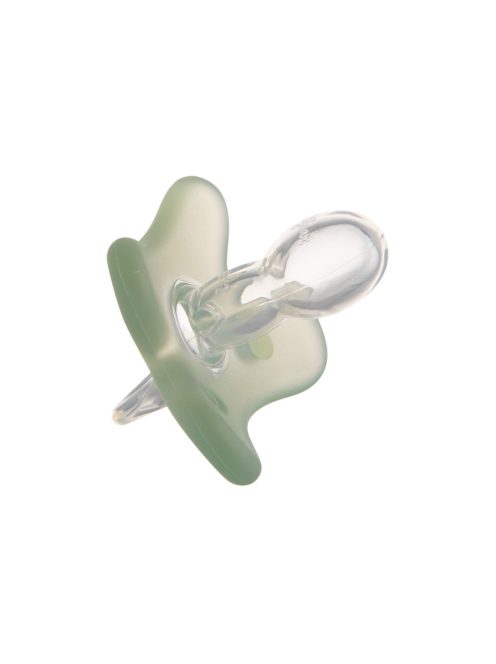 Canpol babies Szimmetrikus, 100% szilikon cumi, 6-12hó, 1db, zöld