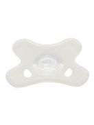 Canpol babies Szimmetrikus, 100% szilikon cumi, 6-12hó, 1 db, fehér