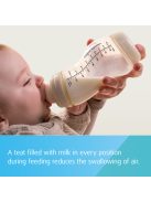 Canpol babies S-alakú, széles nyakú, anti-kólikás cumisüveg, 310 ml