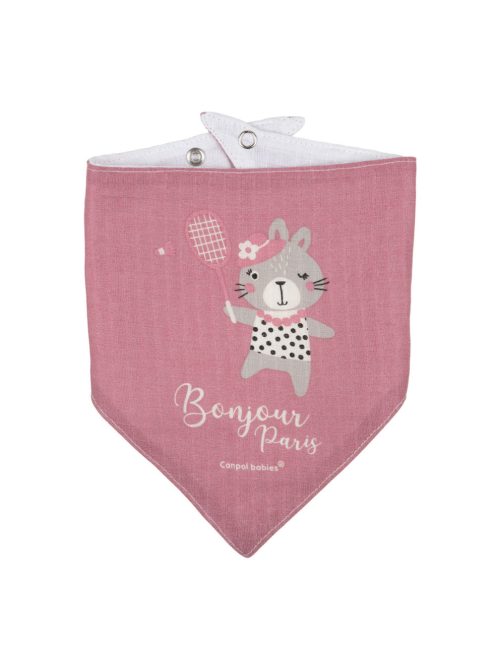 Canpol babies Muszlin előke, 2 db - BONJOUR PARIS