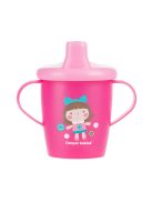 Canpol babies Csöpögésmentes pohár, kemény, 250 ml, TOYS - rózsaszín