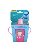 Canpol babies Csöpögésmentes pohár, kemény, 250 ml, TOYS - rózsaszín