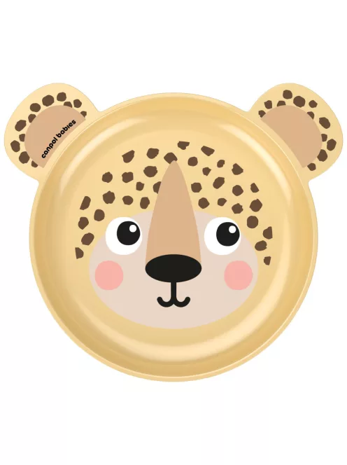 Canpol babies BabiesBoo füles tányér 400 ml sárga